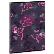 Floral Orchidea zeszyt w kratkę A4