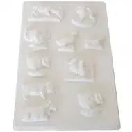 Forma do odlewania gipsowych figurek zwierząt domowych