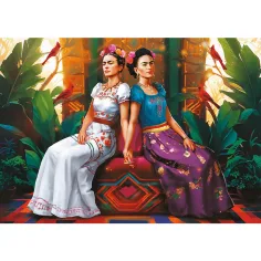 Frida Kahlo Dwie twarze jedna dusza 1000-elementowa układanka Premium plus quality - Trefl zdjęcie 2
