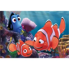 Gdzie jest Nemo 2 w 1 puzzle 24 elementów i kolorowanka 50x35 cm - Lisciani zdjęcie 2