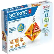 Geomag Green Line Classic Panels magnetyczny zestaw konstrukcyjny, 35 elementów