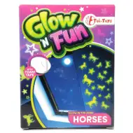 GlowN Fun fluorescencyjna naklejka dekoracyjna z motywem konia