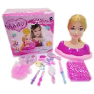 Głowa lalki Mandy HairStylist do stylizacji włosów i makijażu