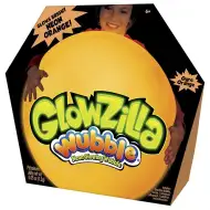 Glowzilla Wubble świecąca piłka bąbelkowa w kolorze neonowym pomarańczowym 75 cm