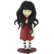 Gorjuss figurka w bordowej sukience