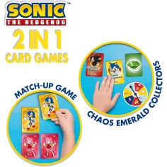 Gra karciana Sonic w plecaku - Lisciani zdjęcie 3