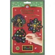 Grafix: Zestaw do tworzenia świątecznych tęczowych obrazków do zdrapywania