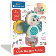 Grzechotka jednorożec dla niemowląt - Clementoni Baby