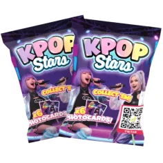Gwiazdy K-popu: Niespodziankowe fotokarty - zestaw 6 szt.