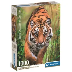 HQC Atakujący tygrys puzzle 1000 elementów - Clementoni