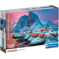 Hamnoy wioska HQC 500 elementów puzzle - Clementoni