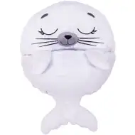 Happy Nappers: Biała uszatka poduszka śpiwór 137cm