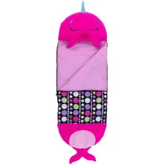 Happy Nappers: Różowy wal cethal poduszka-śpiwór 137 cm zdjęcie 2