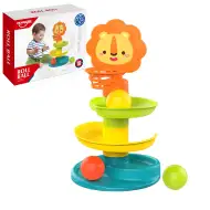 Happy World: Wesoły tor kulkowy z lwem, 30 cm