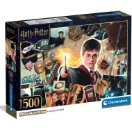 Harry Potter – Relikwie Świata Magii, kompaktowe puzzle 1500 elementów – Clementoni