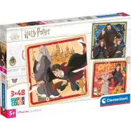 Harry Potter Supercolor puzzle 3x48 elementów - Clementoni