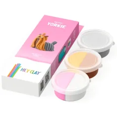 Hey Clay: Mięciutki zestaw do modelowania z pieskiem rasy Yorkie zdjęcie 2