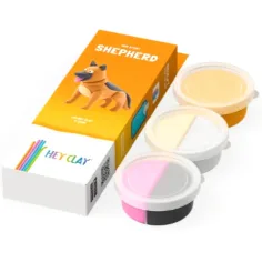 Hey Clay: Zestaw do modelowania Mięciutki Owczarek Niemiecki zdjęcie 2