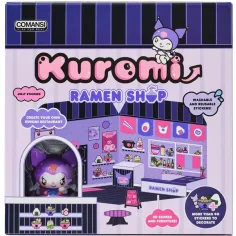 Hello Kitty: Kuromi Ramen Shop figurka z domkiem do ozdabiania naklejkami - Comansi zdjęcie 2