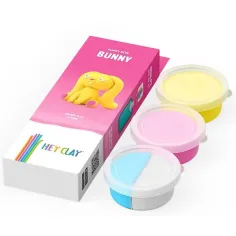 Hey Clay: Zestaw do modelowania z mięciutkim króliczkiem zdjęcie 2