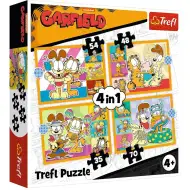 Historie Garfielda 4 w 1 zestaw puzzli - Trefl