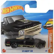 Hot Wheels: 67 Chevy C10 czarny samochodzik 1/64 - Mattel