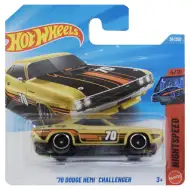 Hot Wheels: 70 Dodge HEMI Challenger złoty samochodzik 1/64 - Mattel