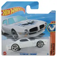 Hot Wheels: 73 Pontiac Firebird biały samochodzik 1/64 - Mattel