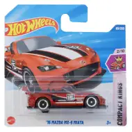 Hot Wheels: 2015 Mazda MX-5 Miata czerwony samochodzik 1/64 - Mattel