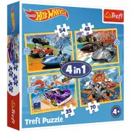 Hot Wheels 4 w 1 puzzle - Trefl