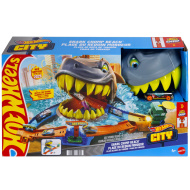 Hot Wheels: Atak rekina - zestaw torów z samochodzikiem - Mattel
