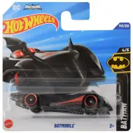 Hot Wheels: Batmobile czarno-czerwony samochodzik 1/64 - Mattel