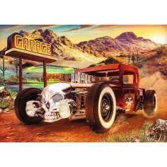 Hot Wheels: Bone Shaker 1000-elementowe puzzle Premium Plus - Trefl zdjęcie 2