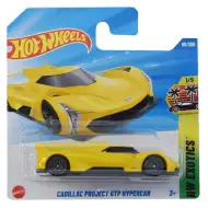 Hot Wheels: Cadillac Project GTP Hypercar żółty samochodzik 1/64 - Mattel