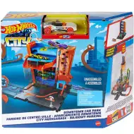 Hot Wheels City Miejski Parking zestaw torów - Mattel
