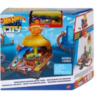 Hot Wheels City Miejski Tor z Burgerownią – Mattel