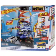Hot Wheels City: Zestaw do zabawy 2 w 1 Wieża Wyścigowa – Mattel