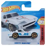 Hot Wheels: Corvette Grand Sport biały vintage samochodzik 1/64 - Mattel