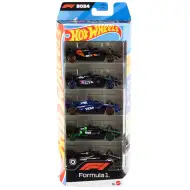 Hot Wheels: Formula 1 2024 zestaw 5 samochodzików 1/64 – Mattel