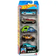 Hot Wheels: Getaways zestaw 5 samochodzików 1/64 - Mattel
