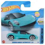 Hot Wheels: Gordon Murray Automotive T.33 turkusowy samochodzik 1/64 - Mattel