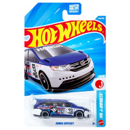 Hot Wheels: Honda Odyssey biało-fioletowy samochodzik 1:64 - Mattel