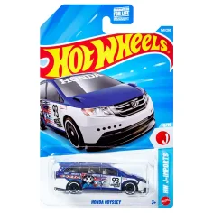Hot Wheels: Honda Odyssey biało-fioletowy samochodzik 1:64 - Mattel