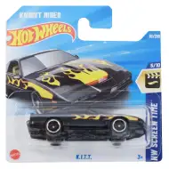 Hot Wheels: K.I.T.T. mały samochód z płomiennym wzorem 1/64 - Mattel