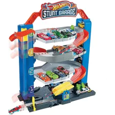Hot Wheels Kaszkader Garaż zestaw torów z samochodem - Mattel zdjęcie 2