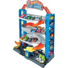 Hot Wheels Kaszkader Garaż zestaw torów z samochodem - Mattel zdjęcie 4