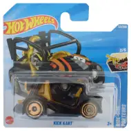 Hot Wheels: Kick Kart czarny samochodzik 1/64 - Mattel