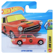 Hot Wheels: Lotus Cortina czerwony samochodzik 1/64 - Mattel