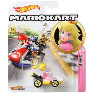 Hot Wheels Mario Kart: Peach samochodzik 1/64 - Mattel