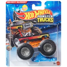 Hot Wheels Monster Trucks: 1983 Chevy Silverado samochodzik Monster Truck 1/64 - Mattel